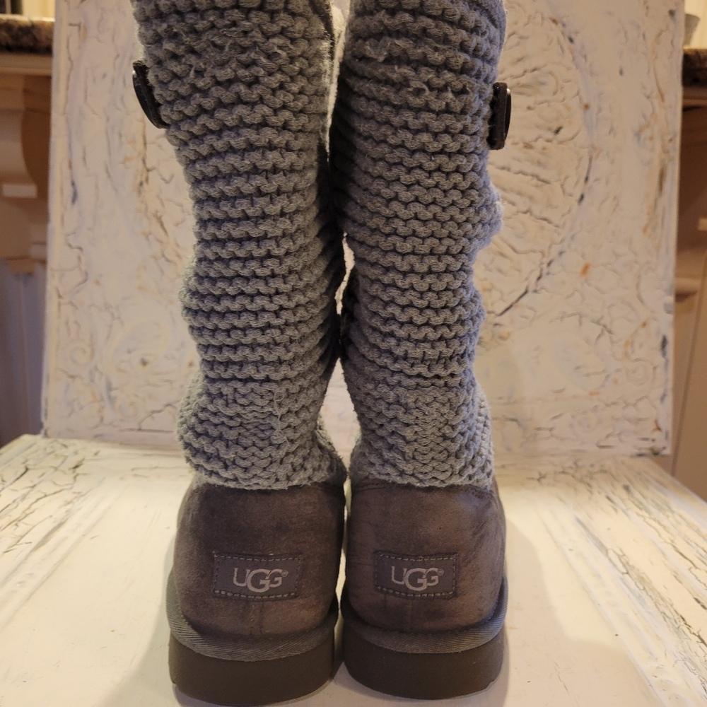 Ugg Shaina Knit Cuffed Boots 1911 - Picture 7 of 12